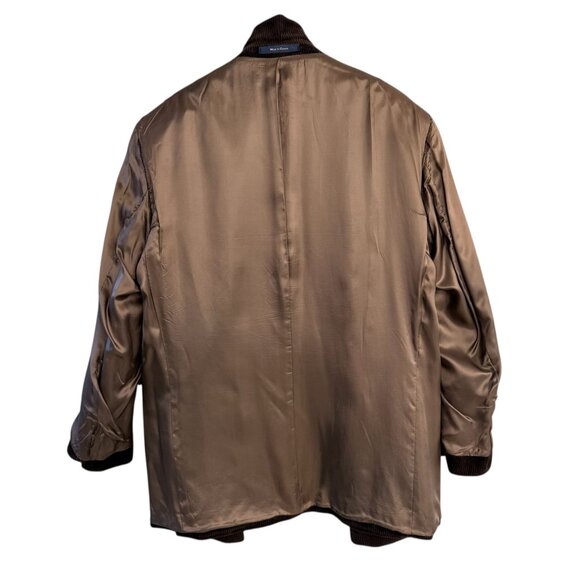 Vintage Ralph Lauren Chaps 48T Brown Corduroy 3-Button Sport Coat - Picture 15 of 16